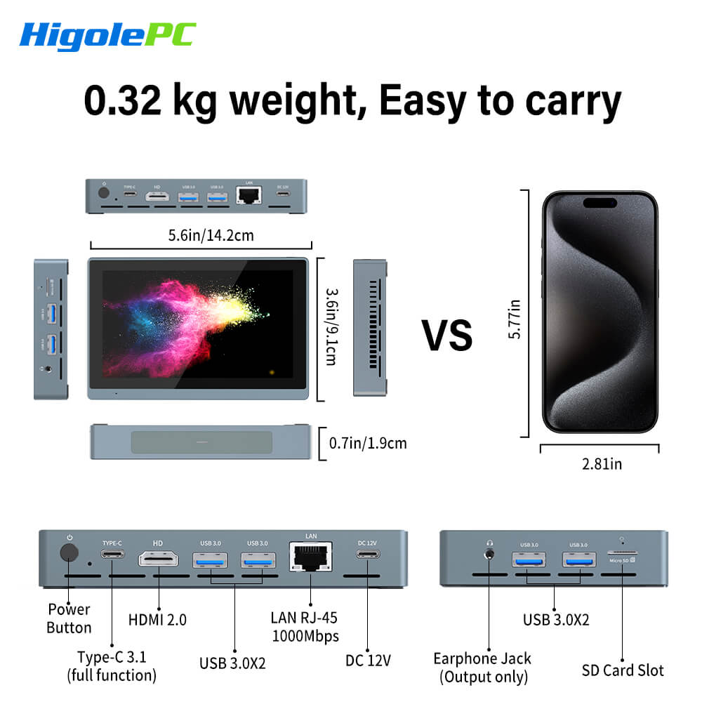 HigolePC GOLE2 Pro Mini PC 本体 HIGOLE Gole2 Pro Mini PC – HIGOLEPC