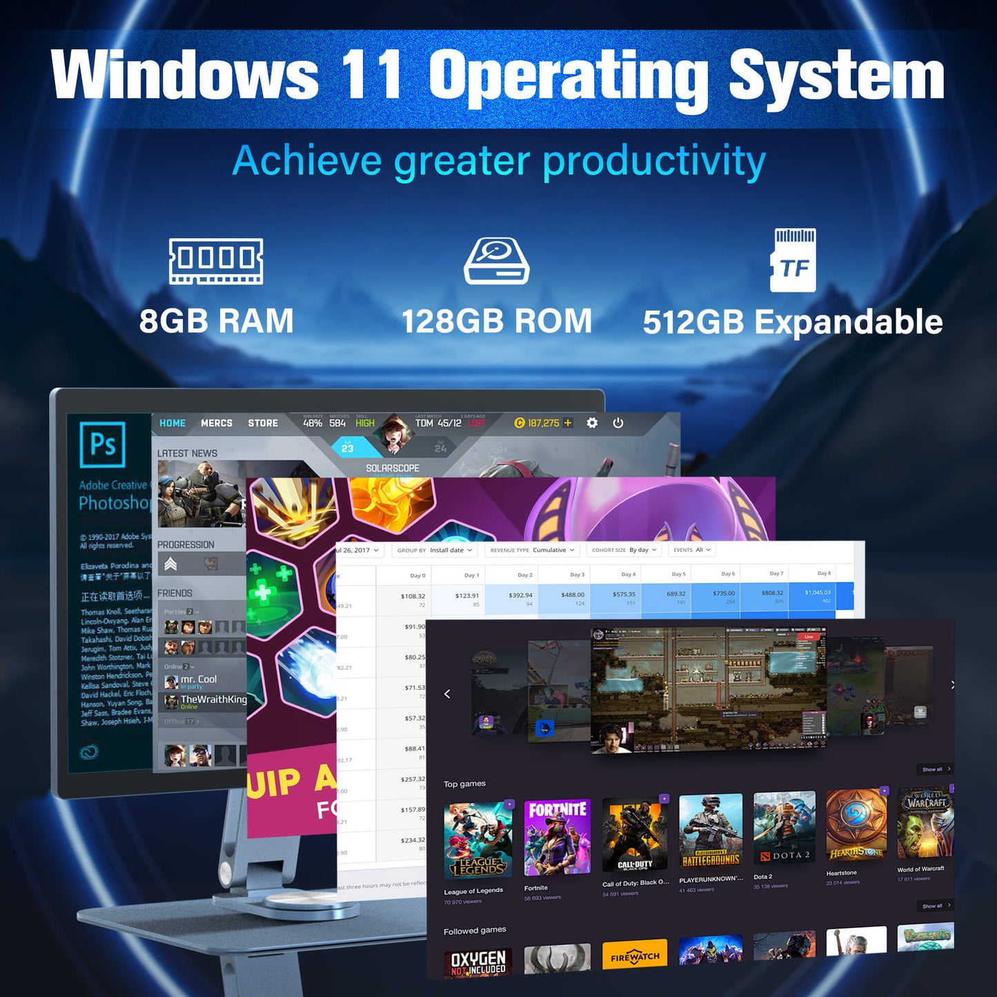 Tablette PC industrielle HIGOLE F15 15,6 pouces Windows 11 avec support – Celeron N5095, 8 Go de RAM, 128 Go de stockage