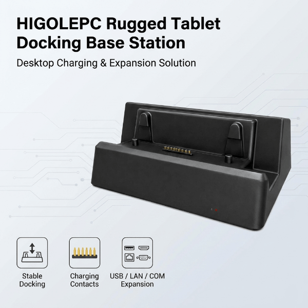 HIGOLEPC Rugged Tablet Docking Base Station
