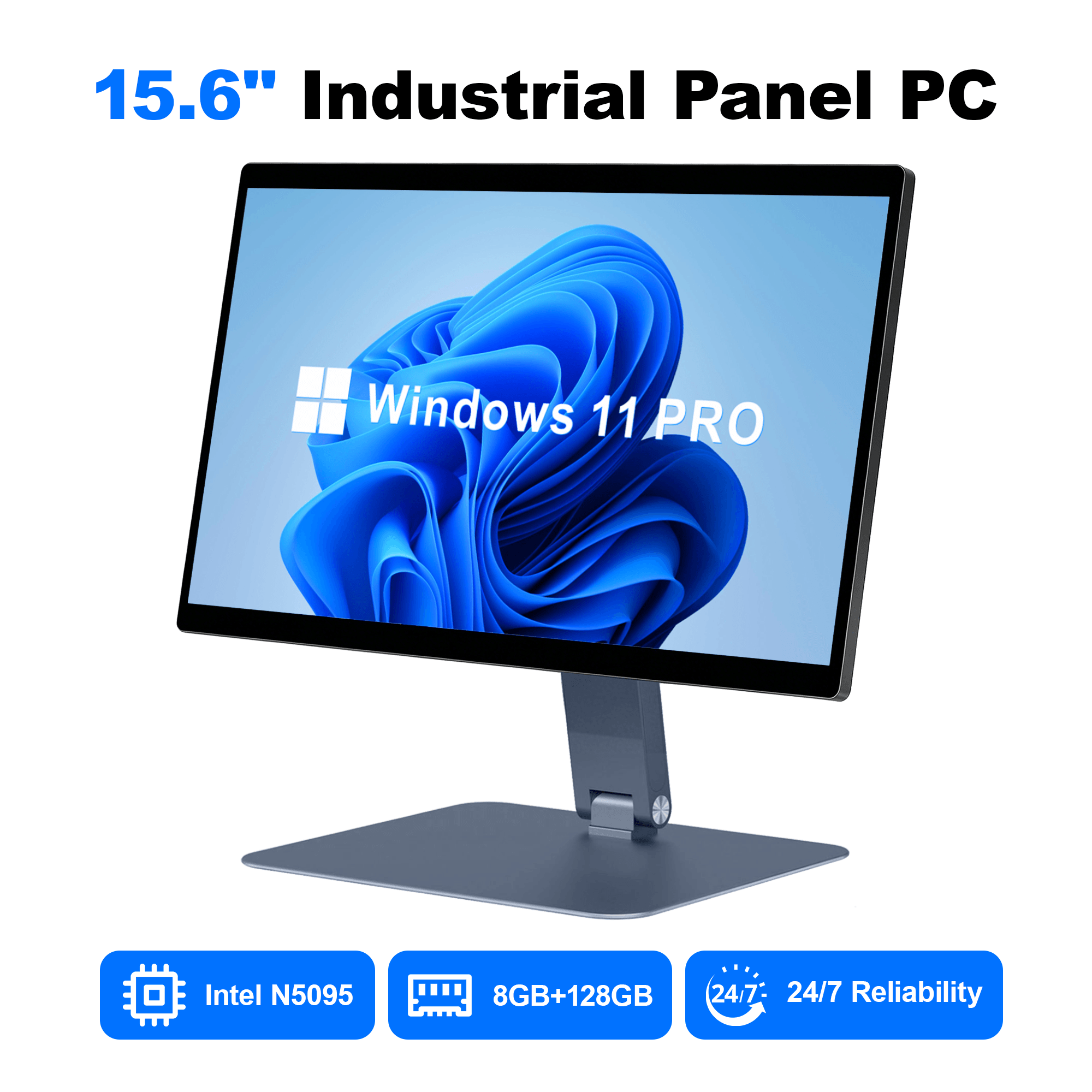 HIGOLE F15 15.6-Inch Industrial Panel PC for HMI | Intel N5095