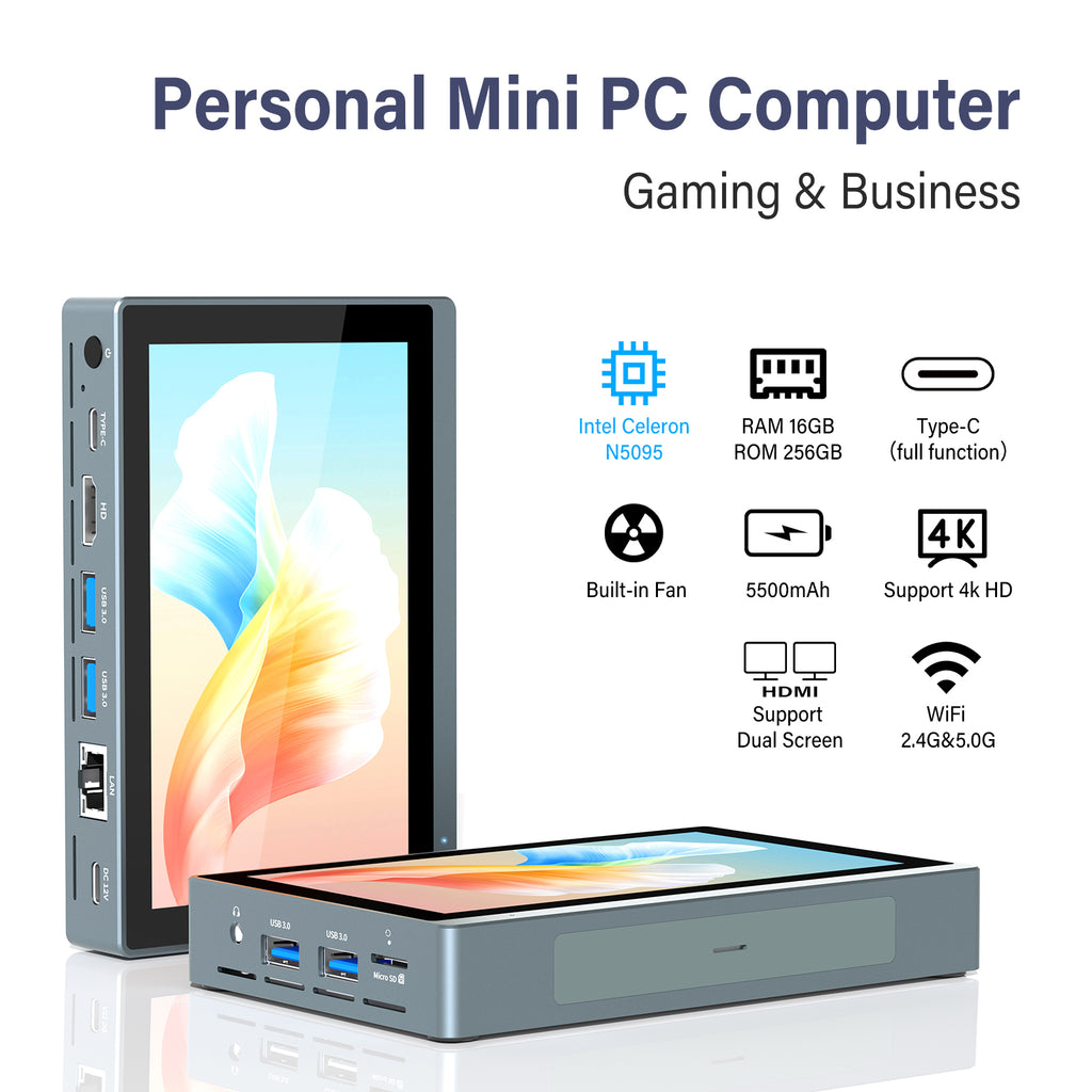 HigolePC ミニPC  Celeron J4125  256GB HIGOLEPC Mini PC Windows 11 PRO, Intel Celeron J4125 Mini