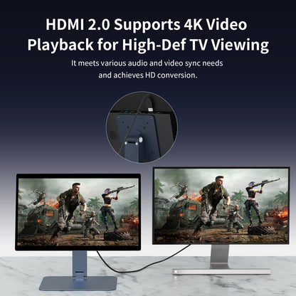 Higole F15R Compact POS terminal with HDMI 2.0 port, 4K resolution support, suitable for high-definition presentation and business operations.