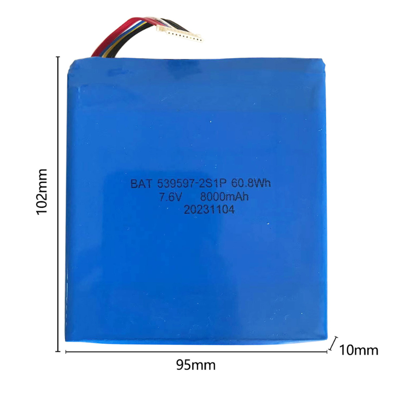 HIGOLE rugged tablet with 8000mAh battery front view on white background, industrial tablet with long battery life.Size:102mm*95mm*10mm