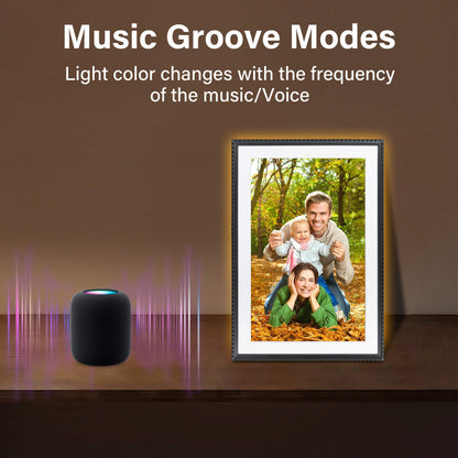Cadre photo numérique Wi-Fi HIGOLE 10,1" 32 Go | Rotation automatique