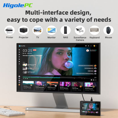 Higole F3APL pos terminal Multi-interface all-in-one POS terminal, easy to integrate with warehouse management hardware and software.
