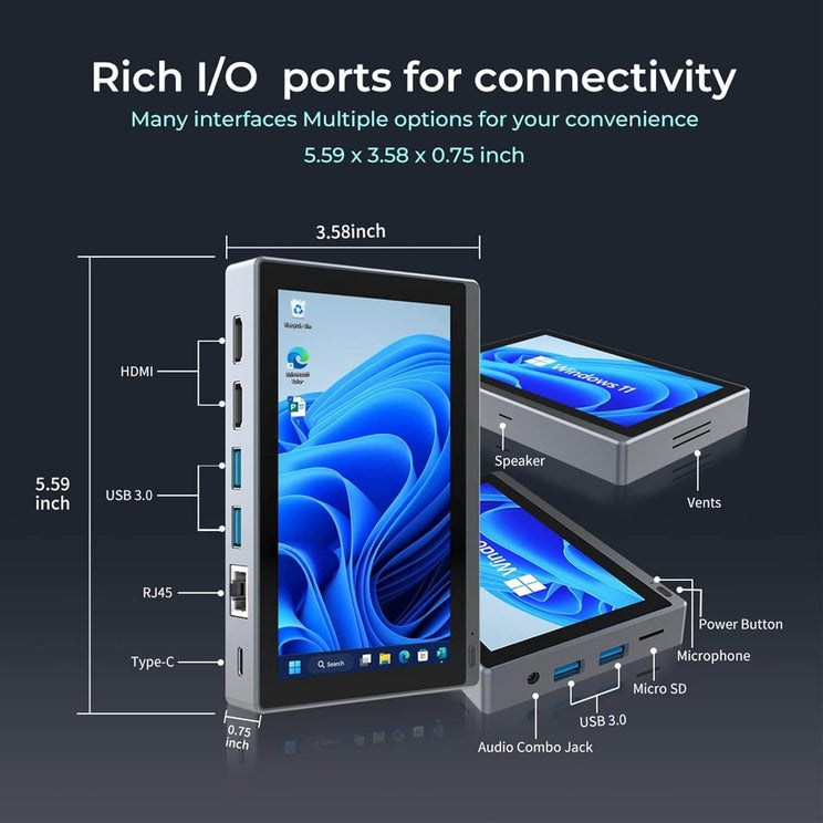 HIGOLE F9B 7-Inch Touchscreen Mini PC | Intel N95 – HIGOLEPC