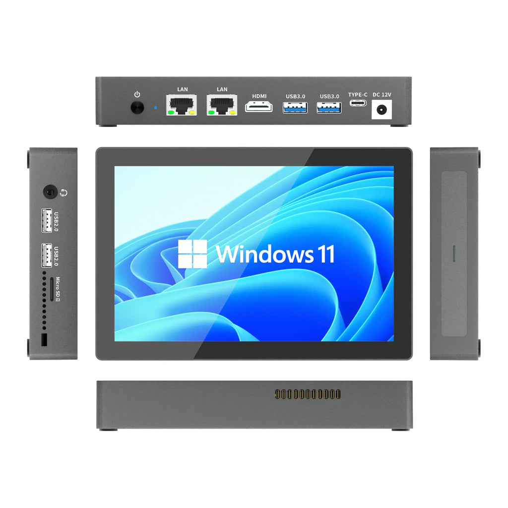 This is a mini PC. This mini PC is equipped with dual HDMI interfaces, supports 4K@60Hz output, and high-definition picture quality. In addition, dual monitors can be connected to handle multiple tasks at the same time, which is convenient to operate and improves work efficiency. The mini size can be placed behind the screen or on the wall without blocking the view and saving space.