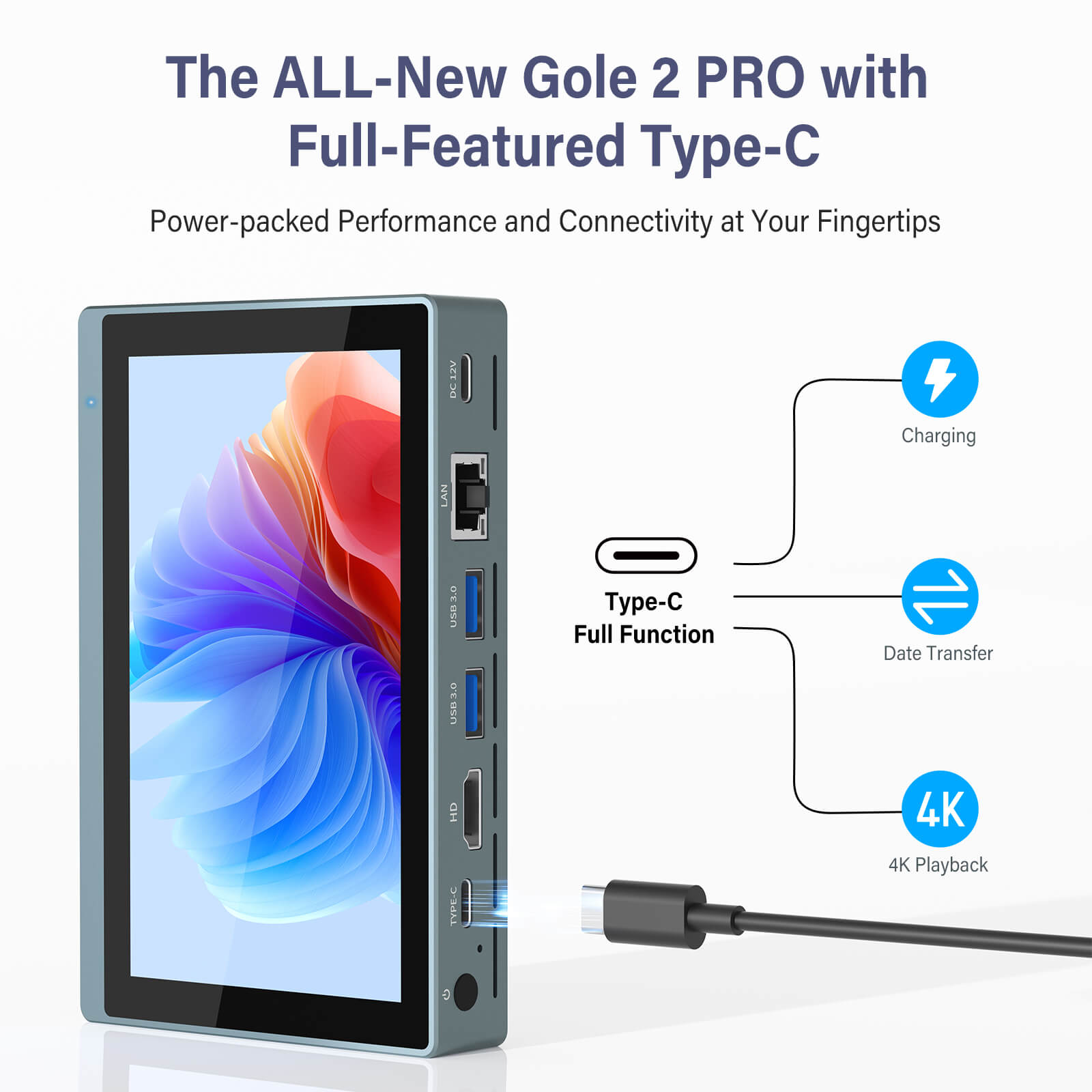 Higole gole2 pro minpc The All new with full featured type-c,power-packed performance and connectivity at your fingertips