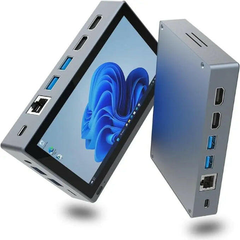 This is a HIGOLE GOLE 1Pro Mini Pc, equipped with the latest Windows 11 system, the latest mini industrial computer.